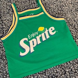 Cropped Sprite Tank Top